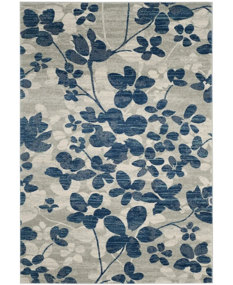 Safavieh Evoke EVK236 Gray and Light Blue 10' x 14' Area Rug