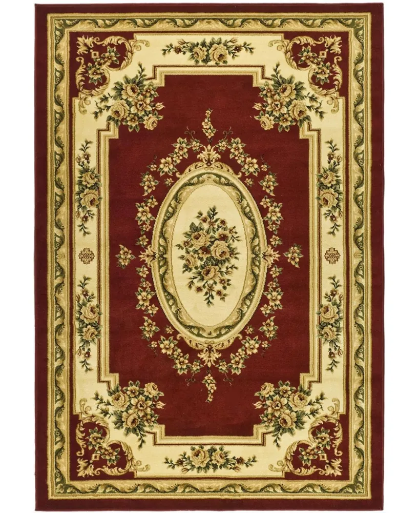 Safavieh Lyndhurst LNH218 Red and Ivory 4' x 6' Area Rug