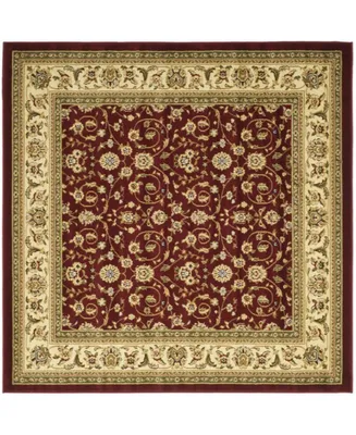 Safavieh Lyndhurst LNH312 Red and Ivory 8' x 8' Square Area Rug