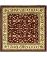 Safavieh Lyndhurst LNH312 Red and Ivory 8' x 8' Square Area Rug