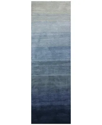 Bayside Bay-196 Slate 2'6" x 8' Runner Area Rug