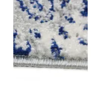 Closeout! Medley 5440A Dark Blue 5' x 7'6" Area Rug