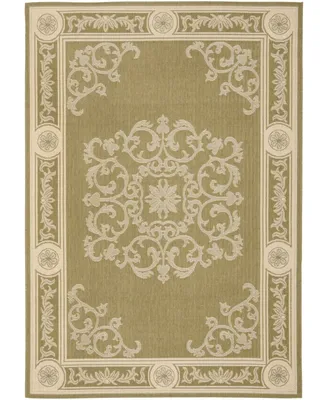 Safavieh Courtyard CY2914 Olive and Natural 2' x 3'7" Outdoor Area Rug