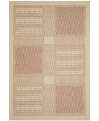 Safavieh Courtyard CY1928 Natural and Terra 4' x 5'7" Outdoor Area Rug