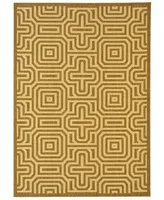 Safavieh Courtyard CY2962 Brown and Natural 4' x 5'7" Outdoor Area Rug