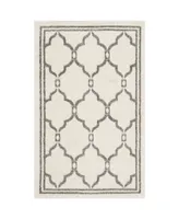 Safavieh Amherst AMT414 Ivory and Grey 2'3" x 7' Runner Area Rug