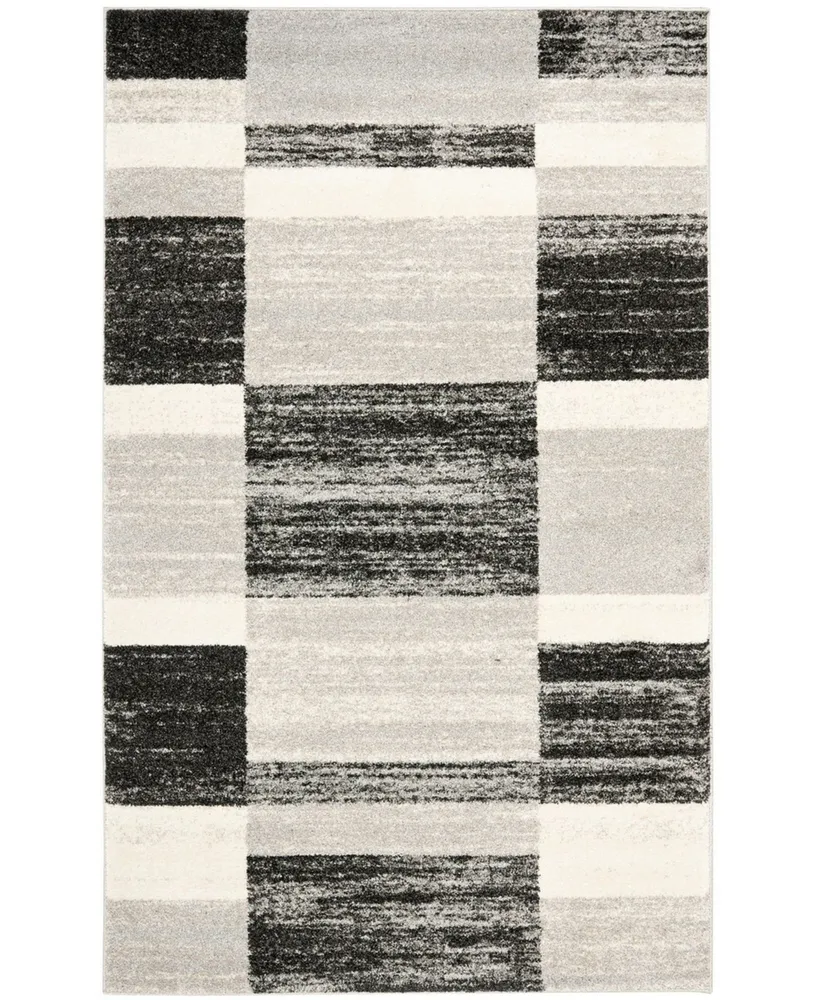 Safavieh Retro RET2692 Black and Light Gray 8' x 10' Area Rug