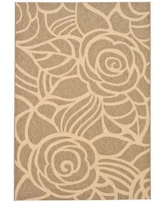 Safavieh Courtyard CY5141 Coffee and Sand 7'10" x 7'10" Square Outdoor Area Rug
