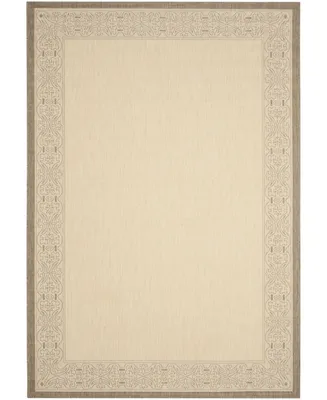 Safavieh Courtyard CY2099 Natural and 7'10" x 7'10" Square Outdoor Area Rug