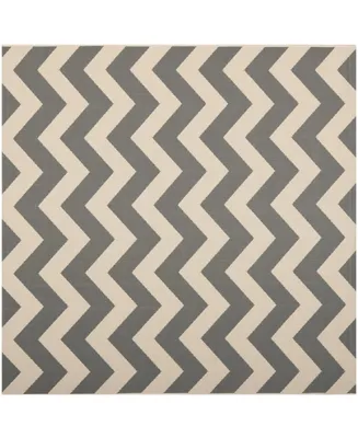 Safavieh Courtyard CY6244 Gray and Beige 7'10" x 7'10" Square Outdoor Area Rug