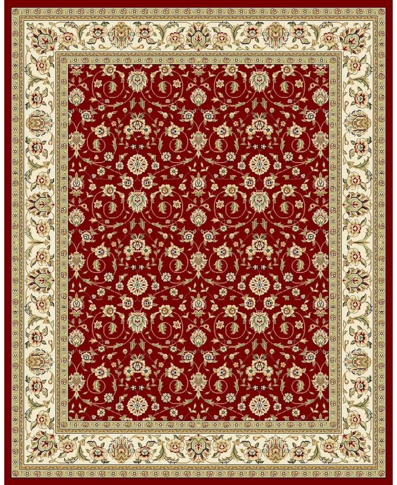 Safavieh Lyndhurst LNH312 Red and Ivory 9' x 12' Area Rug