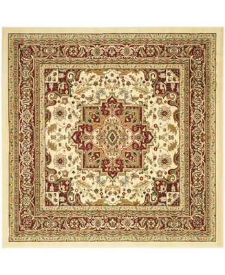 Safavieh Lyndhurst LNH330 Ivory and Red 10' x 10' Square Area Rug