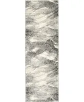 Safavieh Retro RET2891 Grey and Ivory 2'3" x 8' Runner Area Rug