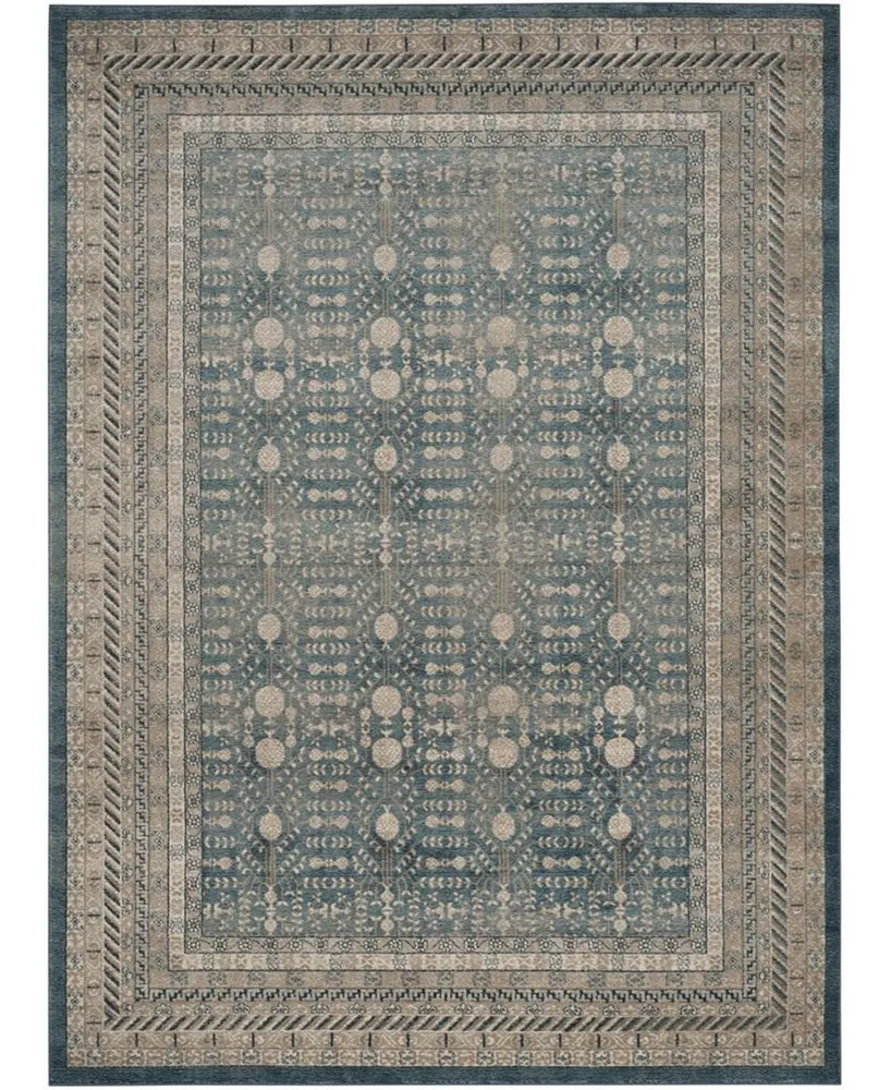 Safavieh Sofia SOF376 Blue and Beige 8' x 11' Area Rug