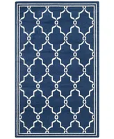 Safavieh Amherst AMT414 Navy and Beige 10' x 14' Area Rug