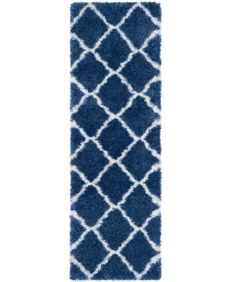 Safavieh Montreal SGM866 Blue and Ivory 2'3" x 9' Runner Area Rug