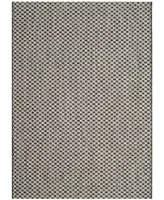 Safavieh Courtyard CY8653 Light and Light Gray 6'7" x 9'6" Sisal Weave Outdoor Area Rug