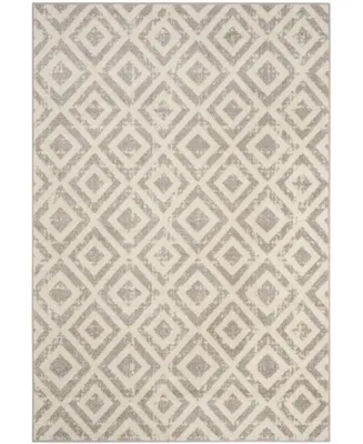 Safavieh Amsterdam AMS105 Ivory and Mauve 5'1" x 7'6" Outdoor Area Rug