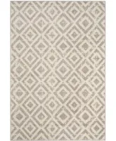 Safavieh Amsterdam AMS105 Ivory and Mauve 5'1" x 7'6" Outdoor Area Rug