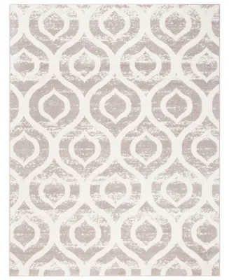 Safavieh Amsterdam AMS107 Ivory and Mauve 6'7" x 9'2" Outdoor Area Rug