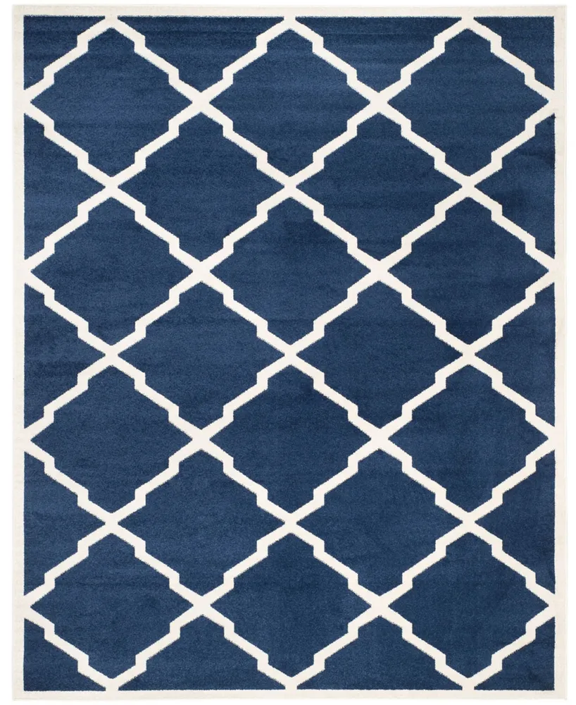 Safavieh Amherst AMT421 Navy and Beige 11' x 16' Rectangle Area Rug