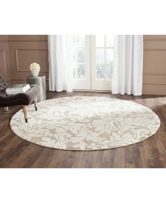 Safavieh Amherst AMT425 Wheat and Beige 9' x 9' Round Area Rug