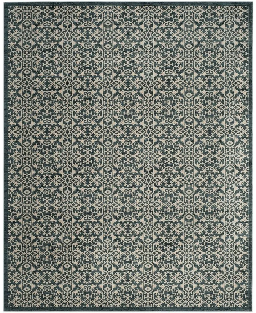 Safavieh Serenity SER215 Turquoise and Cream 8'6" x 12' Area Rug