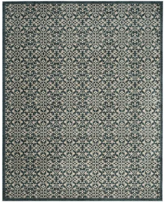 Safavieh Serenity SER215 Turquoise and Cream 8'6" x 12' Area Rug