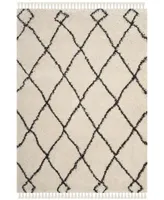 Safavieh Moroccan Fringe Shag MFG241 6'7" X Square Area Rug