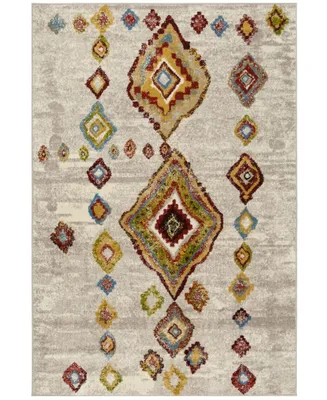 Safavieh Sagamore SAG424 Light Gray and Terracotta 4' x 6' Area Rug