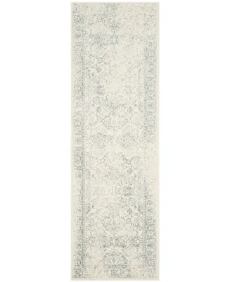 Safavieh Adirondack 109 Ivory and Slate 2'6" x 14' Runner Area Rug