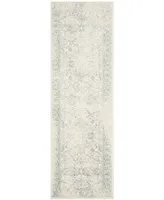 Safavieh Adirondack 109 Ivory and Slate 2'6" x 14' Runner Area Rug