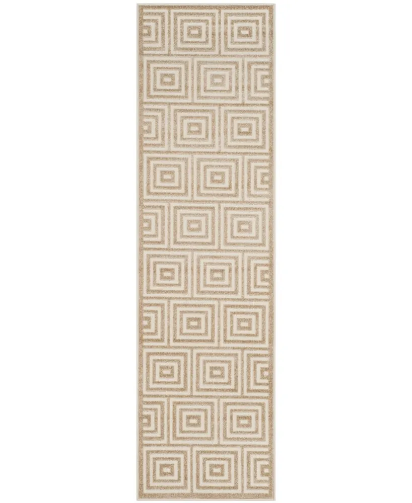 Safavieh Cottage COT941 Creme 6'7" x 9'6" Outdoor Area Rug