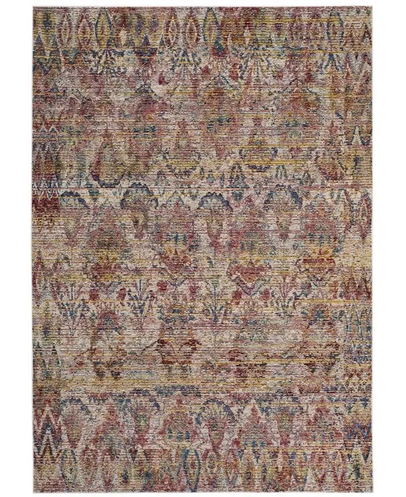 Safavieh Harmony HMY401 Light Gray and Rose 6'7" x 9'2" Area Rug