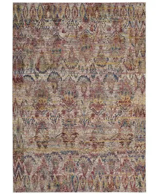 Safavieh Harmony HMY401 Light Gray and Rose 6'7" x 9'2" Area Rug