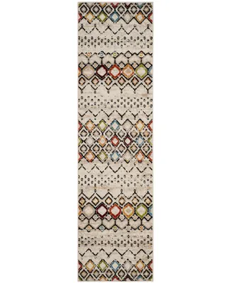 Safavieh Amsterdam Ivory and Multi 2'3" x 6' Runner Outdoor Area Rug