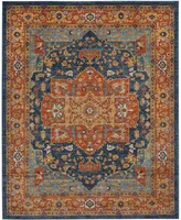 Safavieh Evoke Blue and Orange 12' x 18' Area Rug