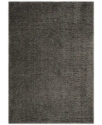 Safavieh Flokati FLK950 Charcoal 4' x 6' Area Rug