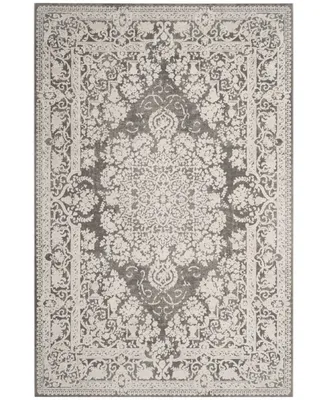 Safavieh Reflection RFT664 Dark Gray and Cream 10' x 14' Area Rug