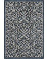 Safavieh Brentwood BNT810 Navy and Creme 6' x 9' Area Rug