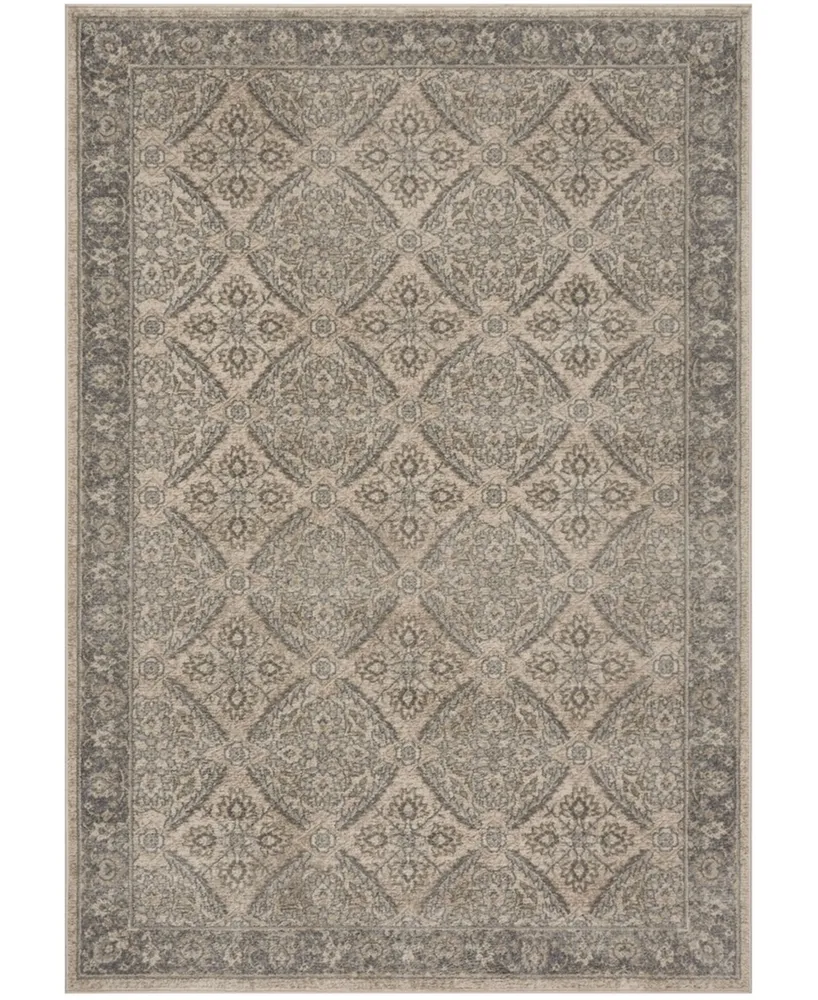 Safavieh Brentwood BNT863 Cream and Gray 6' x 9' Area Rug