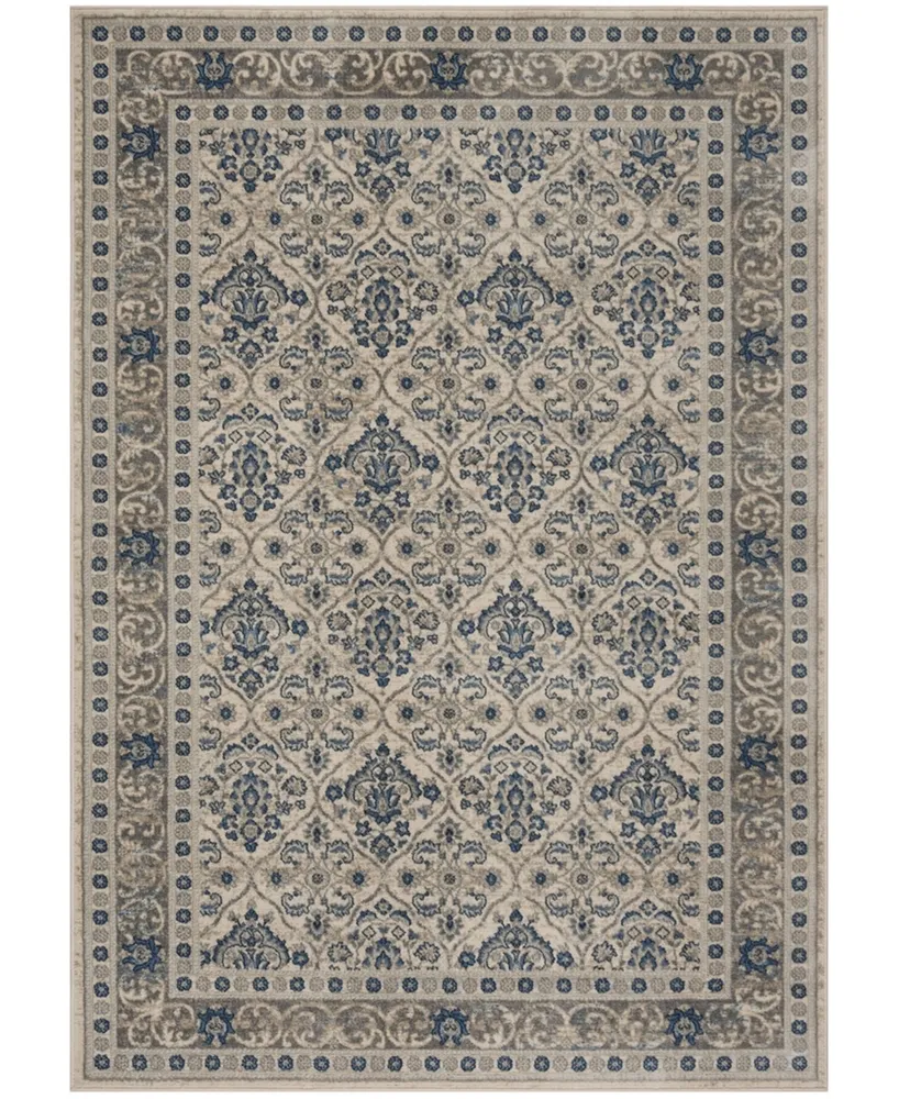 Safavieh Brentwood BNT870 Light Gray and Blue 6' x 9' Area Rug