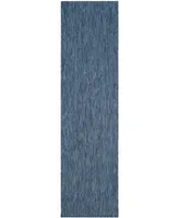 Safavieh Courtyard CY8520 Navy 2'3" x 10' Sisal Weave Runner Outdoor Area Rug