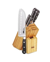 Cooks Standard 6-Piece Stainless Steel Knife Set with Expandable Block