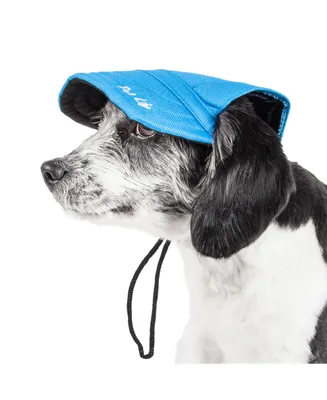 Pet Life 'Cap-Tivating' Uv Protectant Adjustable Fashion Dog Hat Cap
