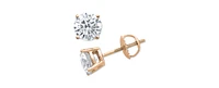 Diamond Stud Earrings (1/5 ct. t.w.) 10k Gold, White Gold or Rose