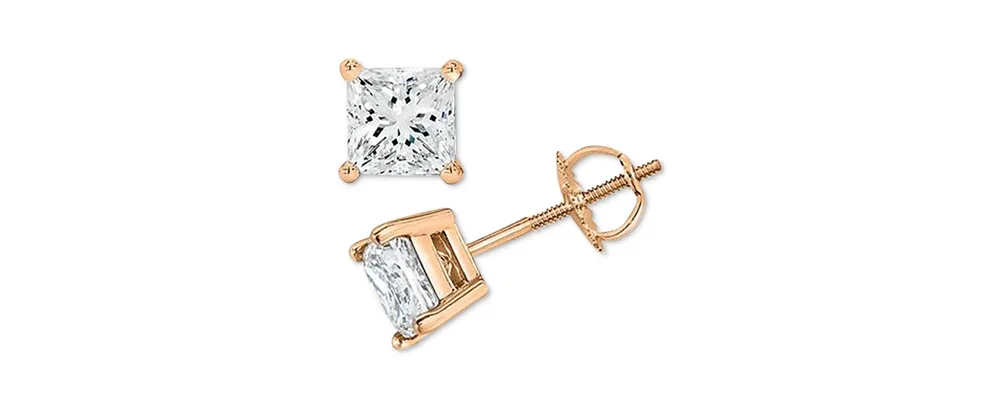 Diamond Stud Earrings (1/5 ct. t.w.) 10k Gold, White Gold or Rose