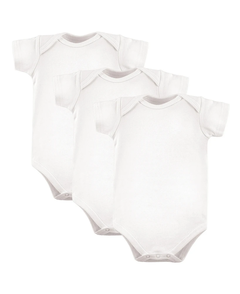 Luvable Friends Baby Girls Cotton Bodysuits 3pk Mommy, Months