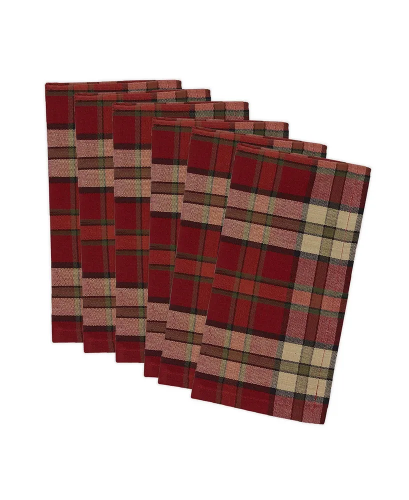 Campfire Plaid Napkin, Set of 6