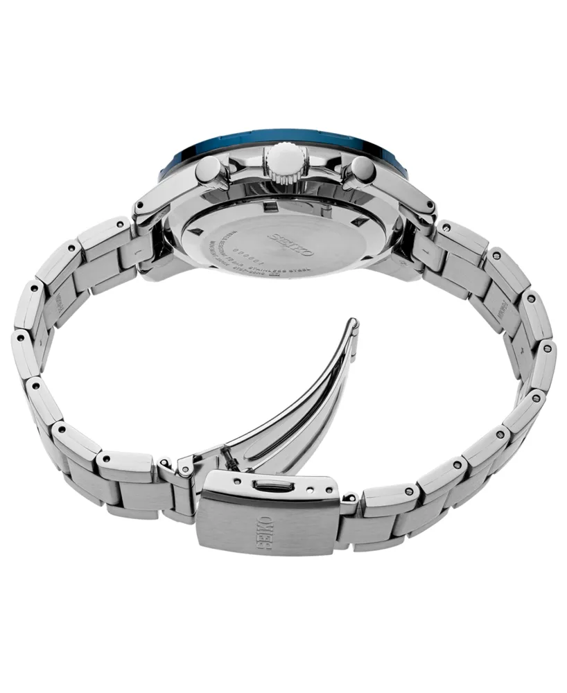 Seiko Men's Chronograph Stainless Steel Bracelet Watch 43.9mm